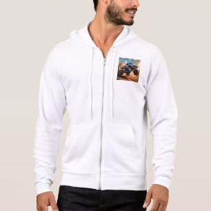 Im Flugzeug Zorn: Ungebremstes Tier Hoodie