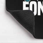 Im Fondue Party Ideas Cheese Quo Mousepad (Ecke)
