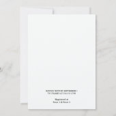 Im Forest Wood Sky Tree Camping Brautparty Einladung (Rückseite)