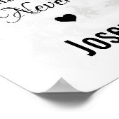 Im Foto Erinnerungserinnerungen lieben Poster (Ecke)