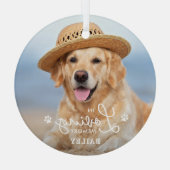 Im Foto für das Memorial zum Thema "Benutzerdefini Ornament Aus Glas (Rückseite)