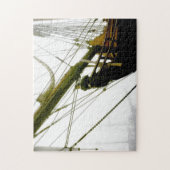 Im Foto "Nebel Tall Ship HMS Bounty Figurehead" Puzzle (Vertikal)