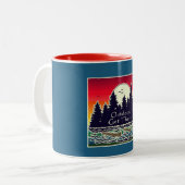 Im Freien gibt es Kanus Zweifarbige Tasse (Vorderseite Links)