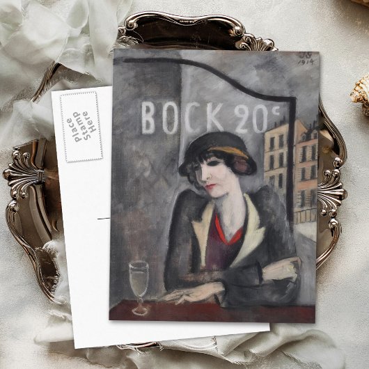 Im Freien von Paris Vintag Postkarte