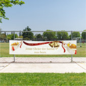 Im Freien Weihnachtsbanner des Gottes Banner (Insitu)