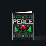 Im Frieden - ich komme in Peace - Paare, die zu Ug Karte<br><div class="desc">Im Frieden - ich komme in Peace Couple, das zu Weihnachten passt</div>