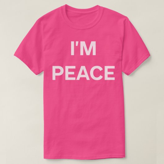 Im Frieden komme ich in Peace Couple Matching T-Shirt (Design vorne)
