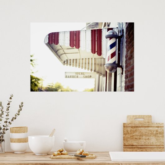 Im Friseur {Poster} Poster (Küche)