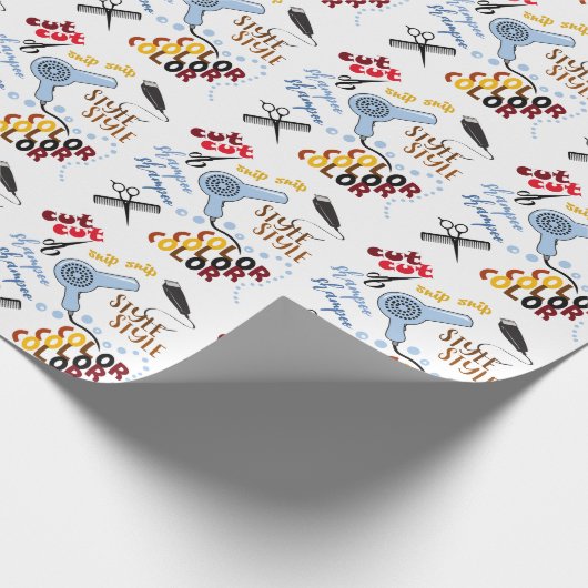 Im Friseursalon Geschenkpapier (Ecke)
