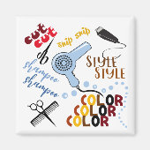 Im Friseursalon Magnet (Vorne)