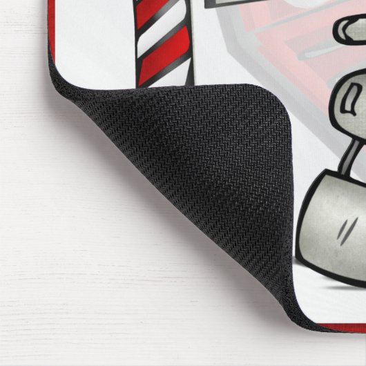 Im Friseursalon Mousepad (Ecke)