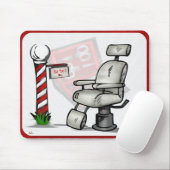 Im Friseursalon Mousepad (Mit Mouse)