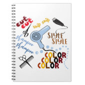 Im Friseursalon Notizblock (Vorderseite)