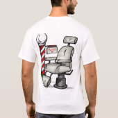 Im Friseursalon T-Shirt (Rückseite)
