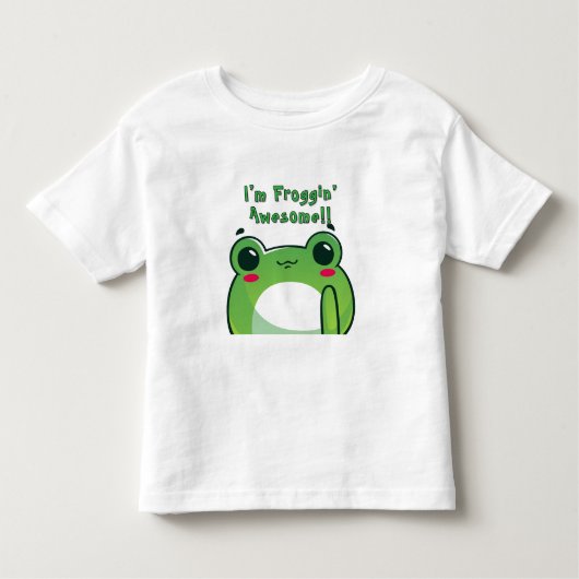 "I'm Froggin' Phantastisch" - niedlicher T - Shirt (Vorderseite)