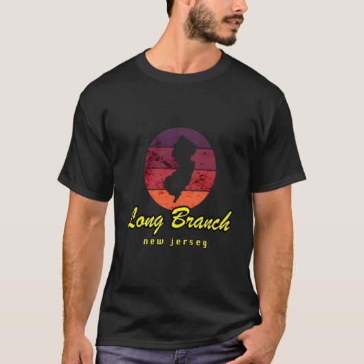 Im From Long Branch New Jersey T-Shirt (Vorderseite)