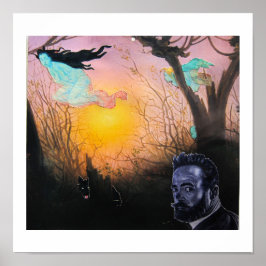 Im frühen Abend: Beängstigende Dinge - Collage Poster