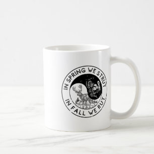 Im Frühling haben wir im Herbst angefangen, saison Kaffeetasse