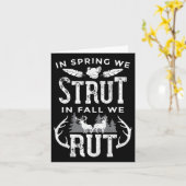 Im Frühling kämpfen wir im Herbst um die Türkei un Karte (Gelbe Blume)