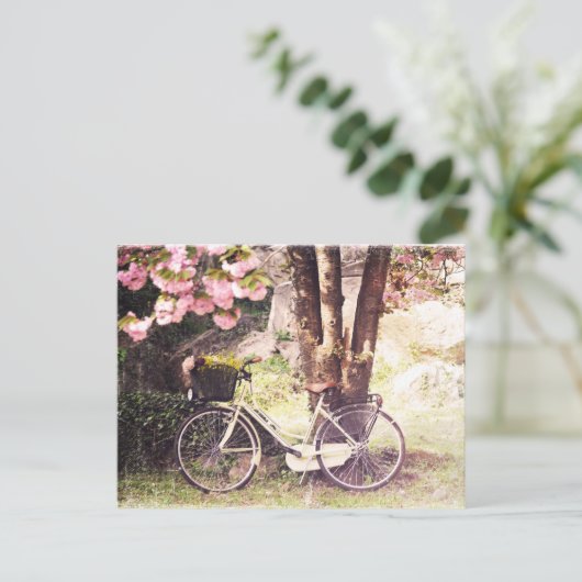 Im Früjahr Garten Postkarte (Stehend Vorderseite)