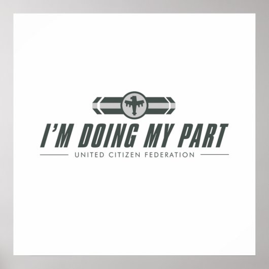 IM FÜHREN MEINER TEIL-STERNKREUZER POSTER (Vorne)