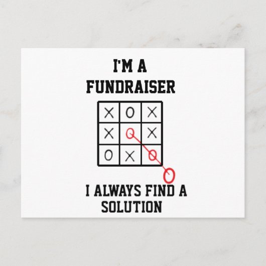 Im Fundraiser finde ich immer eine Lösung Postkart Postkarte (Vorderseite)