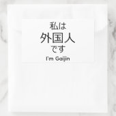 I'm Gaijin in Japanese sticker (Tasche)
