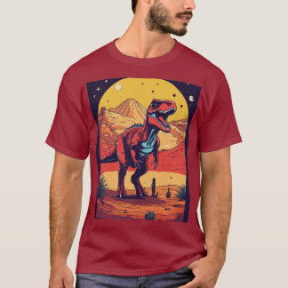 im galaxischen Hintergrund verloren T-Shirt