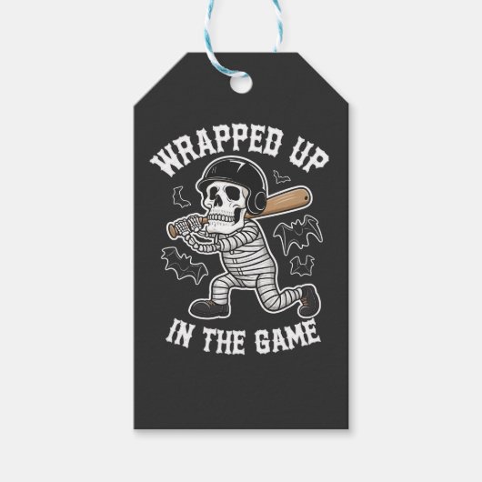 Im Game-BaseballHalloween Geschenkanhänger (Vorderseite)