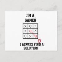 Im Gamer finde ich immer eine Lösung Postkarte