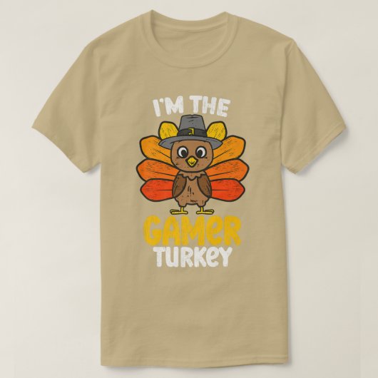 Im Gamer Türkei Glückwunsch Thanksgiving 2022 Herb T-Shirt (Design vorne)