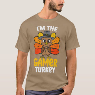 Im Gamer Türkei Glückwunsch Thanksgiving 2022 Herb T-Shirt
