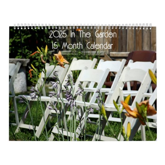 Im Garten 15 Monate Blume Kalender (Titelbild)