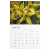Im Garten 15 Monate Blume Kalender (Jan 2027)