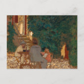 Im Garten, 1898 von Edouard Vuillard Postkarte (Vorderseite)
