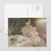 Im Garten, 1904 Postkarte (Vorne/Hinten)