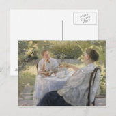 Im Garten, 1911 Postkarte (Vorne/Hinten)