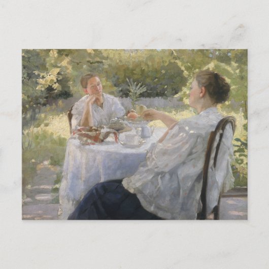 Im Garten, 1911 Postkarte (Vorderseite)