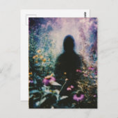 Im Garten Abstrakt Postkarte (Vorne/Hinten)