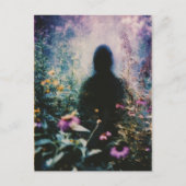 Im Garten Abstrakt Postkarte (Vorderseite)