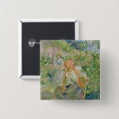 Im Garten an der Roche-Platte, 1894 Button (Vorne & Hinten)