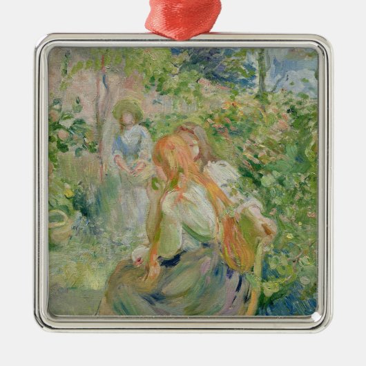 Im Garten an der Roche-Platte, 1894 Ornament Aus Metall (Vorne)