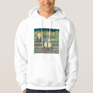 Im Garten arbeitende Frauen 2005 Hoodie
