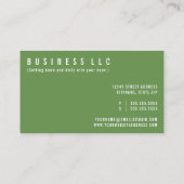 im Garten arbeitenhackenwitz Visitenkarte (Rückseite)