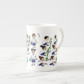 Im Garten arbeitenklasse Porzellantasse (Vorderseite Rechts)