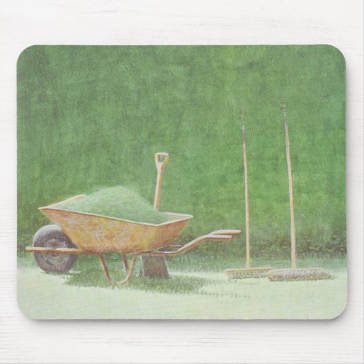 Im Garten arbeitenStillleben 1985 Mousepad (Vorne)
