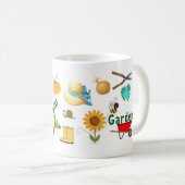 Im Garten arbeitenTasse Kaffeetasse (VorderseiteRechts)