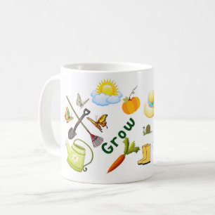 Im Garten arbeitenTasse Kaffeetasse