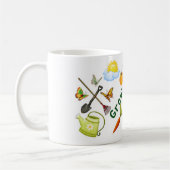 Im Garten arbeitenTasse Kaffeetasse (Links)