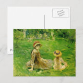 Im Garten bei Maurecourt Berthe Morisot Postkarte (Vorne/Hinten)